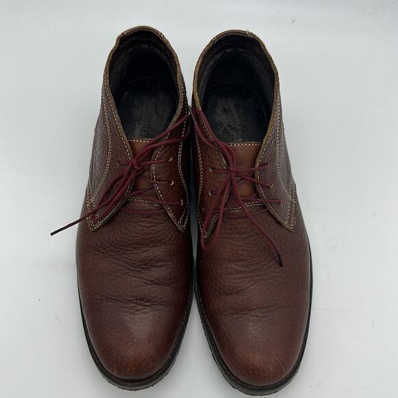 Johnston & Murphy Pebble Leather Copeland Crepe Sole Chukka Desert Boots S 8.5 - Picture 2 of 10